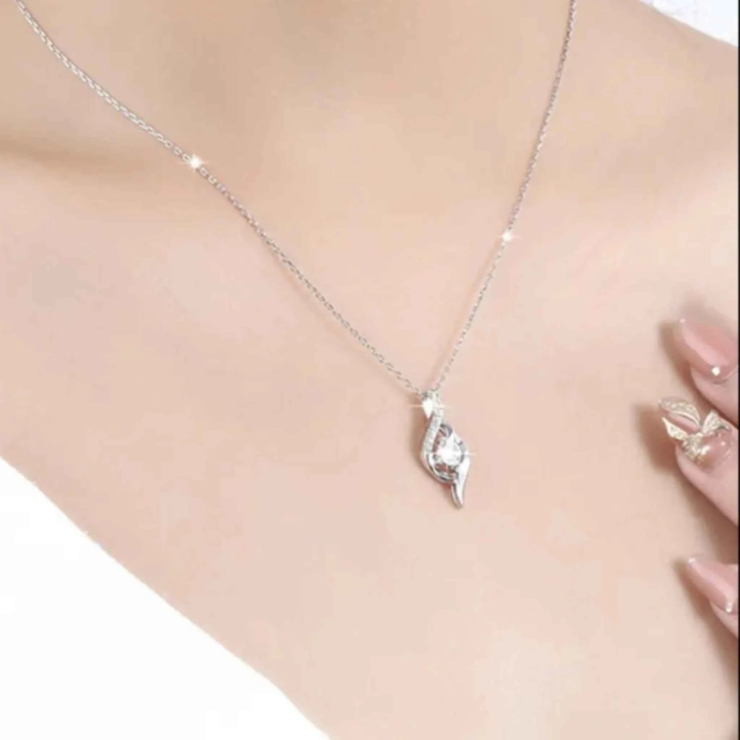 Jessymell juego collar y aretes zirconia elegante