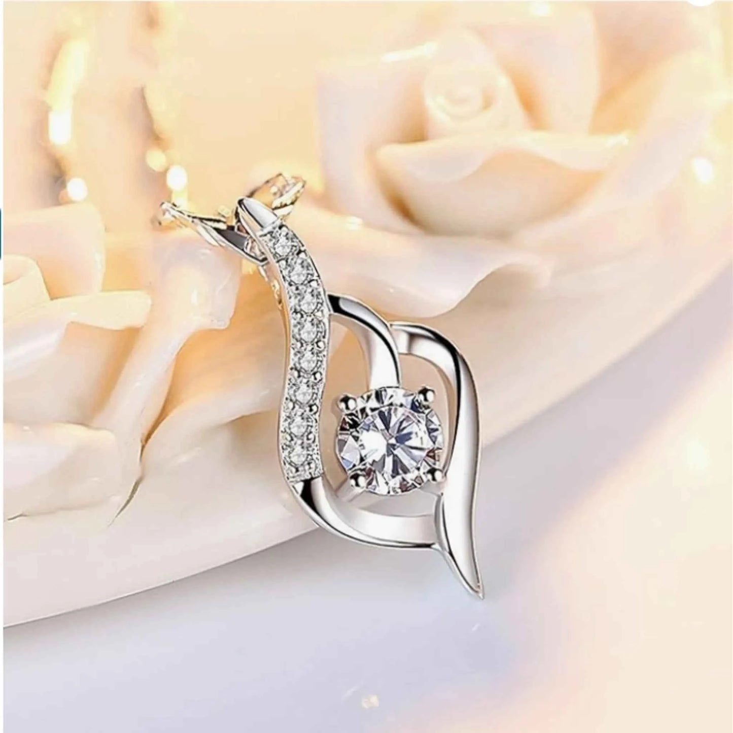 Jessymell juego collar y aretes zirconia elegante