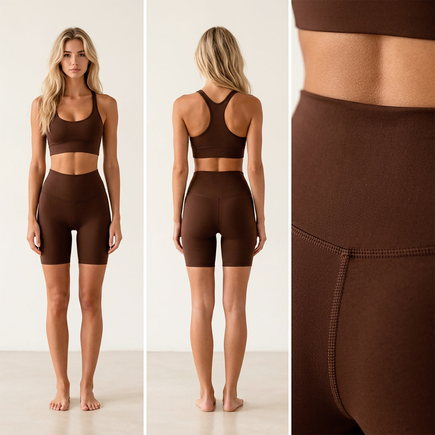 Short Deportivo JESSYMELL — Biker Short Cintura Alta